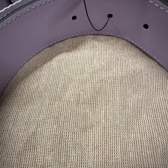 NWB Gucci GG Marmont Jumbo GG Belt Beige/Lilac - Picture 7 of 16